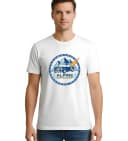 Férfi póló Alpine Mountain Lightning Retro Racing Az Alpok és az utak ikonja