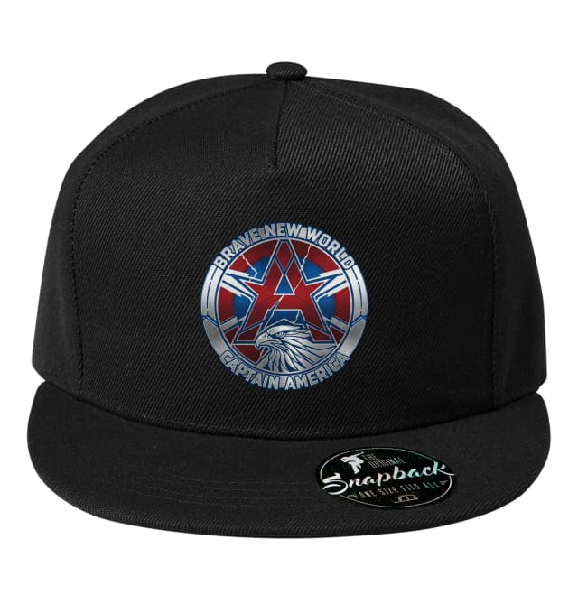 Snapback Eagle Steel Emblem Captain America Brave New World sapka