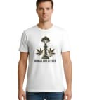 Férfi póló Royal Bongcloud Attack Among Cannabis Levels and Smoke