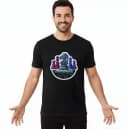 Férfi póló Neon Knight Check-matt Robbanékony Színes Sakkfigurák