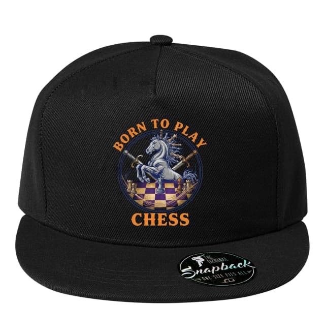 Chess Rider Snapback Született a harcra lovagi kardokkal
