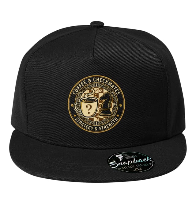 Snapback Kávé Sakk-Mattok Kávé Sakk és Stratégia Erő