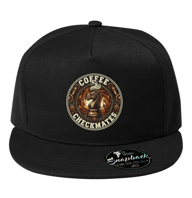 Snapback Coffee Knight Sakk Espresso és Steampunk Elegancia
