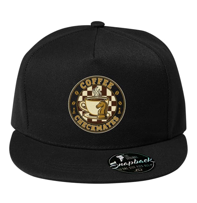 Snapback Coffee Knight sakktáblás eszpresszószőnyeg és taktika
