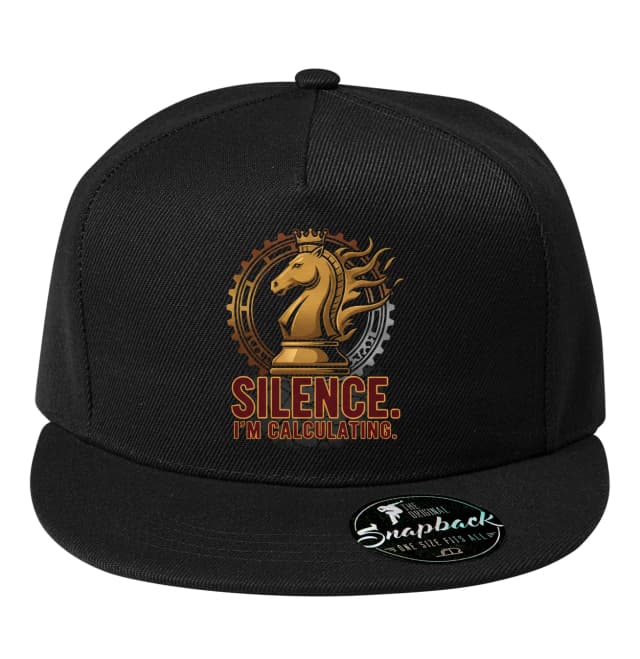 Snapback Silent Chess Knight Royal Acél és Lángok Számítása