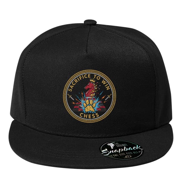 Snapback Áldozat a Győzelemért Sakk Királyi Lovag és Arany Mancs