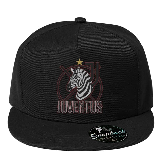 Snapback Zebra Star Juventus Torinó Fekete-fehér Erő és Büszkeség