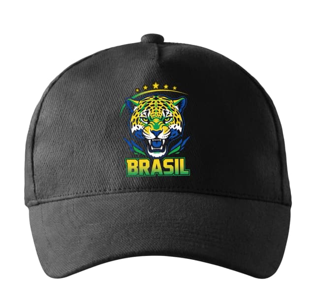 Sapka Wild Jaguar Brasil Arany és Zöld Futball Erő Jelképe