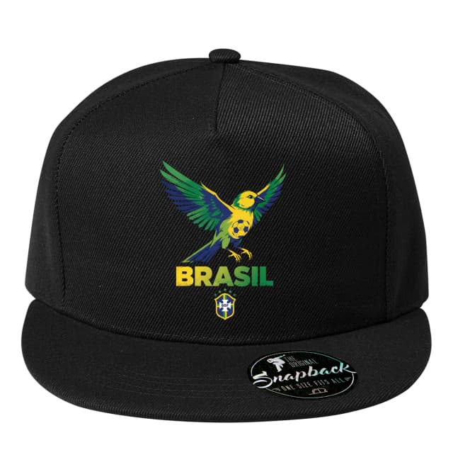 Snapback Brasil Green Yellow Canary Football Pride And Flying Ball