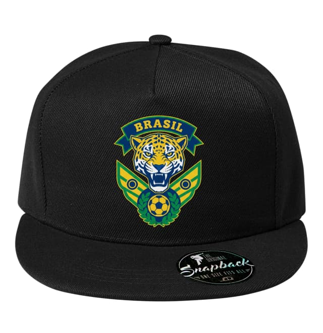 Snapback Wild Jaguar Emblem Brazil Erő Büszkeség és Futball Szenvedély