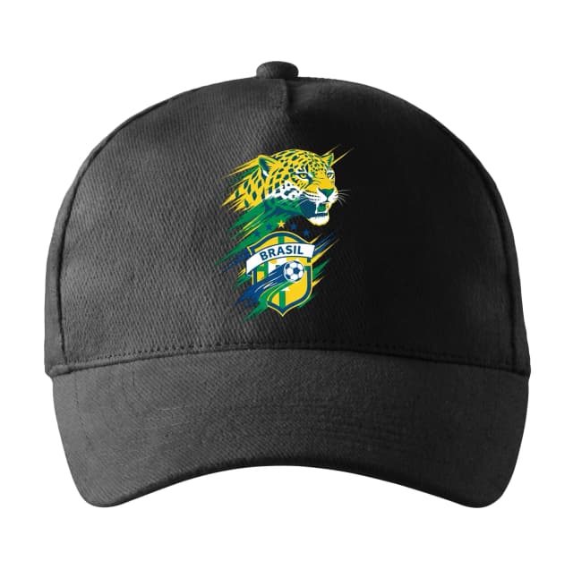 Sapka Wild Jaguar Brazil Power Samba és Arany Futball Pajzs