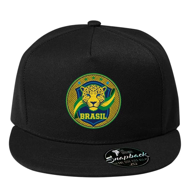 Jaguar Brazil Snapback sapka, arany, Samba, zöld, a futball büszkeségének ereje