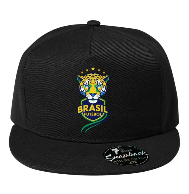 Jaguar Brasil Futebol Tropical Power Gold Star és National Shield Snapback