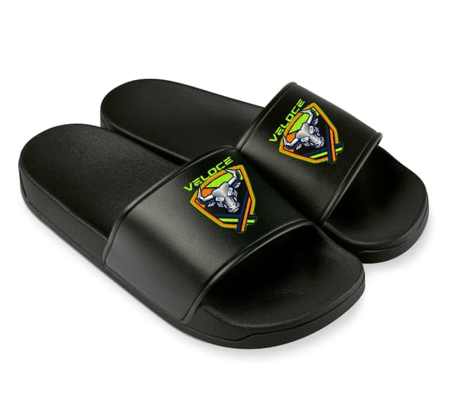 Agresszív Bull Shield Veloce Neon Emblem papucsok a sebességért és a teljesítményért