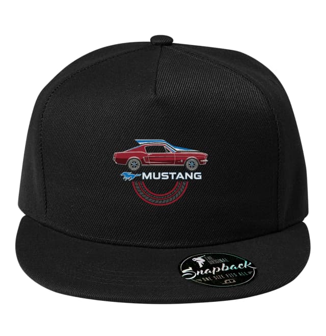 Klasszikus Mustang retró sziluettje, amerikai erő és guminyomok