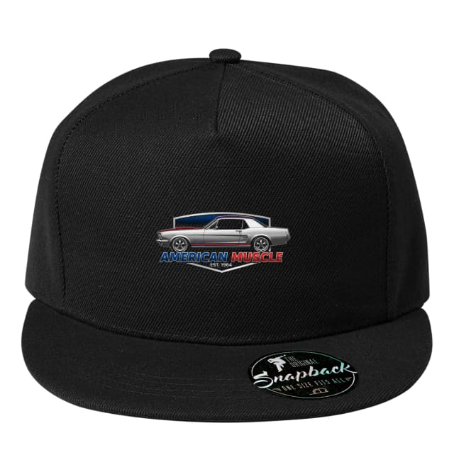 Ikonikus klasszikus Mustang American Muscle Snapback sapka nosztalgikus retró 1964 stílusban