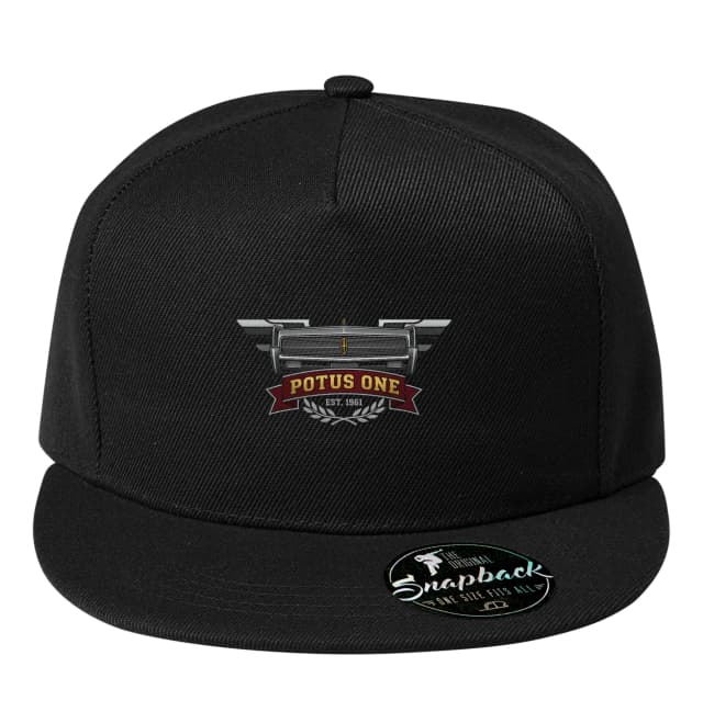 Snapback klasszikus Potus One elnöki limuzin szárnyakkal, címerrel és egy csipetnyi 1961-es stílussal