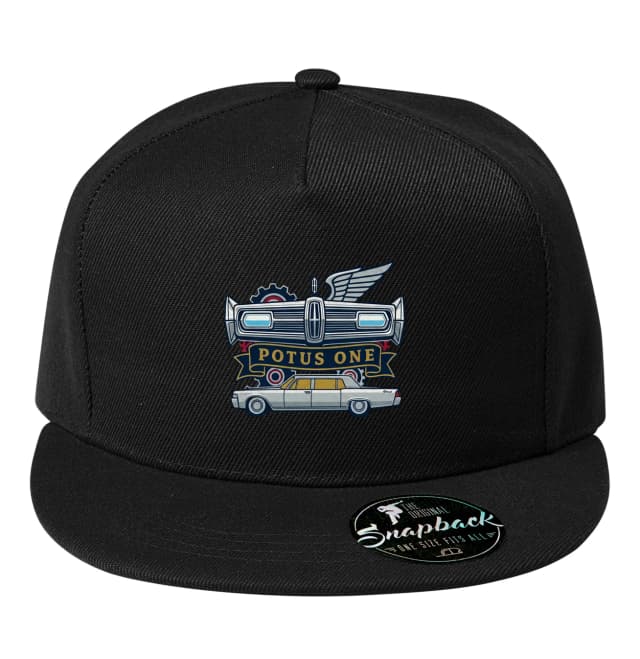 Snapback elnöki limuzin Potus One szárnyakkal és felszereléssel Retro hatalomszimbólum