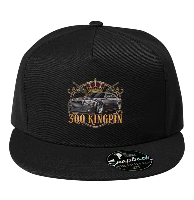 Snapback Royal Ride Chrysler 300 Kingpin Crown Pistol And Gangster Luxury