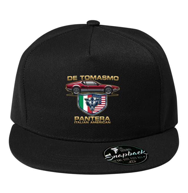 Snapback Italian American Icon De Tomaso Pantera Wild Red Power And Style