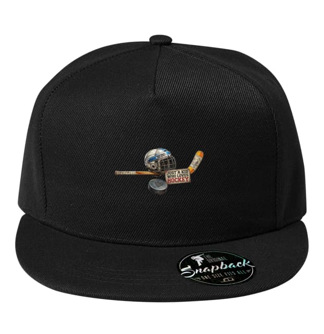 Snapback Szív egy kis hokijátékos Csak egy gyerek, aki imádja a hokit, kis rajongóknak