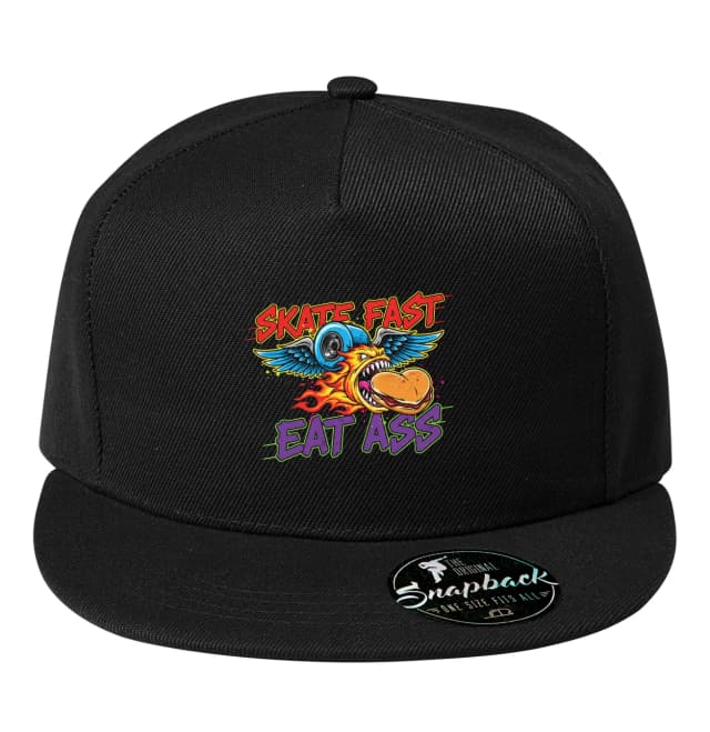 Snapback Skate Fast Flaming Bike Wings And A Grumpy Burger