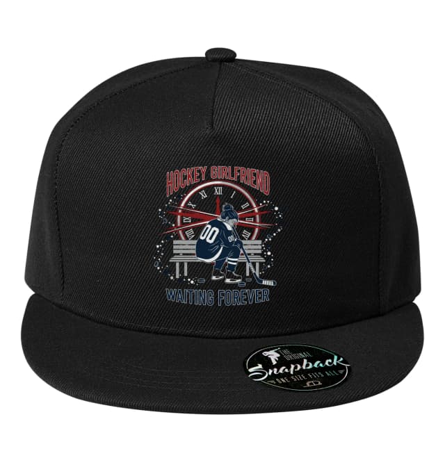 Snapback jégkorong barátnő örökkévaló vár rajongók a jégen és otthon