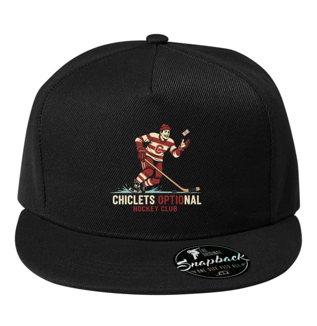 Snapback Chiclets Opcionális Hockey Club Retro Hockey Player Rágógumival