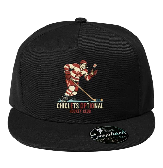 Snapback Chiclets Opcionális Retro Hockey Club Jég Nosztalgia És Humor