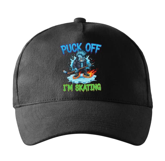 Punk korong jégkorongozó tűzkorcsolya sapkával