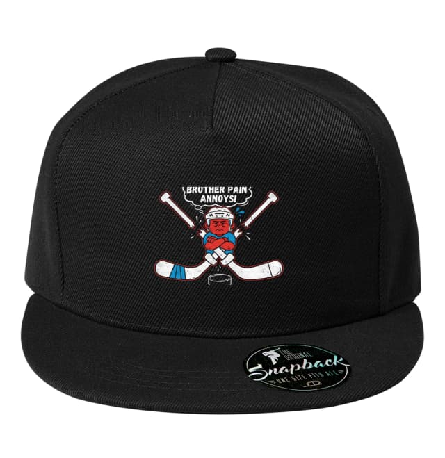 Snapback Angry Hockey Brother Crossing botok korong és fájdalmas kifejezések