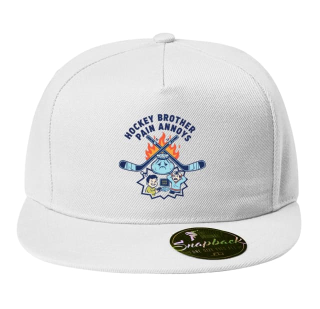 Snapback Hockey Brother Pain Flames A Game Over