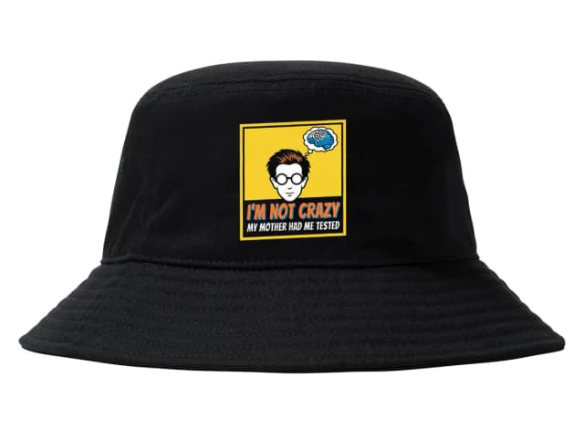 Hat I'm Not Crazy anya rávett, hogy teszteljem Sheldon viccét