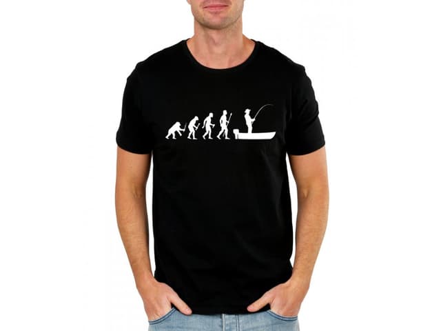 Férfi póló Evolution Fisherman