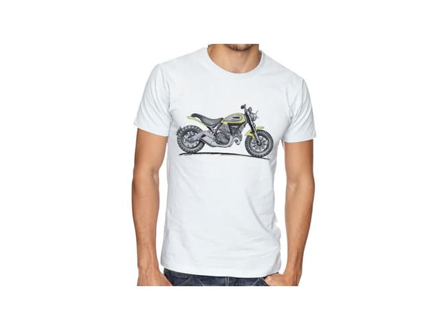 Férfi Ducati motoros póló