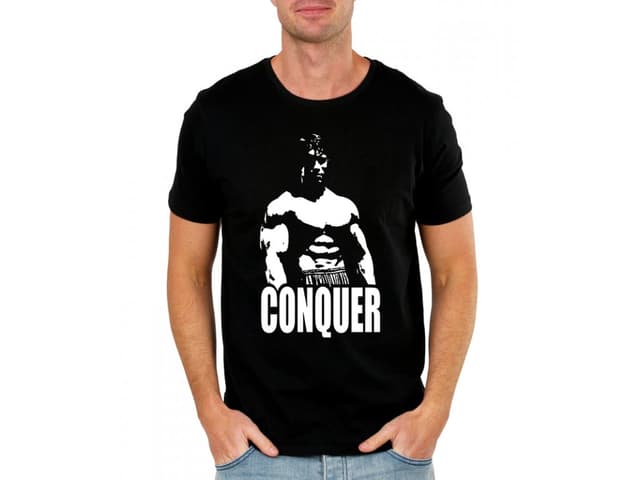 Férfi póló Arnold Conquer