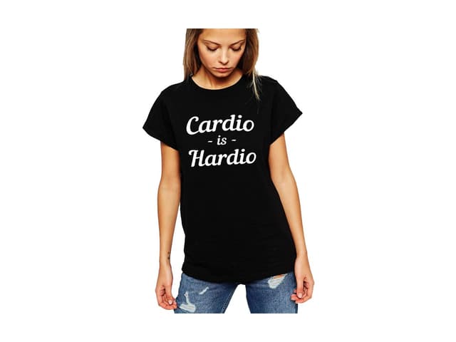 Női Cardio is Hardio póló