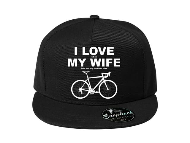 Snapback Imádom a nőket, ha vehetek nekik egy új biciklit
