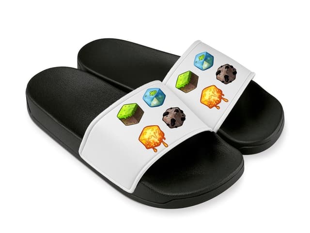 Minecraft kocka papucsok