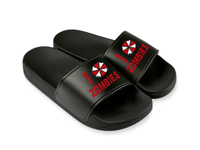 Resident Evil Slippers - I Love Zombies