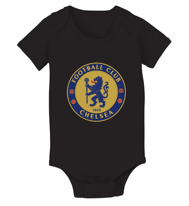 Gyerek bodyk Royal Lion Chelsea arany emblémával Football Heritage 1905