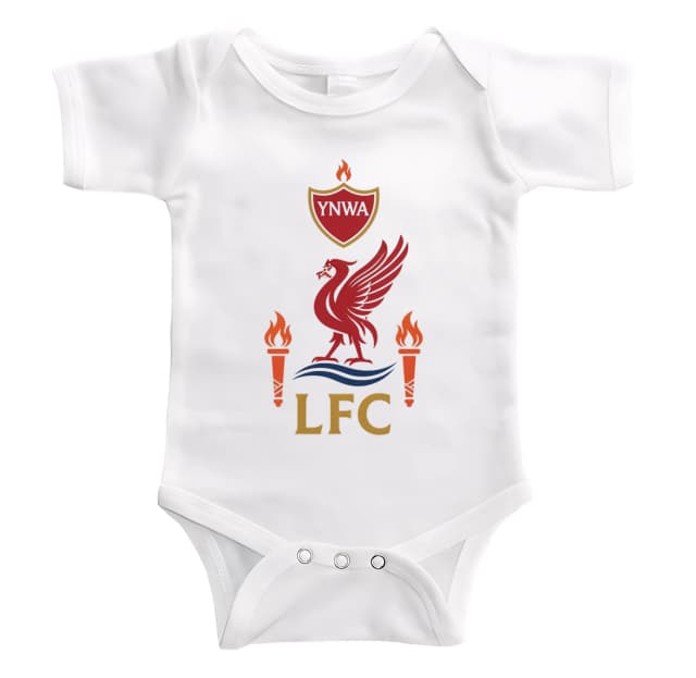 Gyermek Body Shield City Szenvedély és Lángok Liverbird Ynwa Lfc Büszkeség